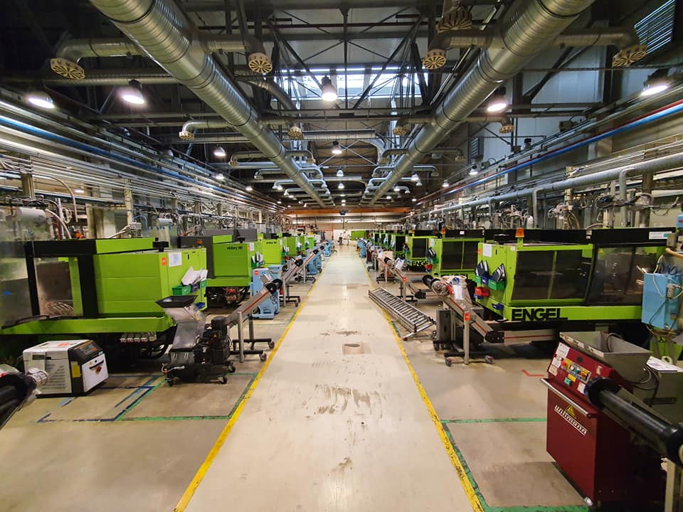 Complete factory before dismantling. 