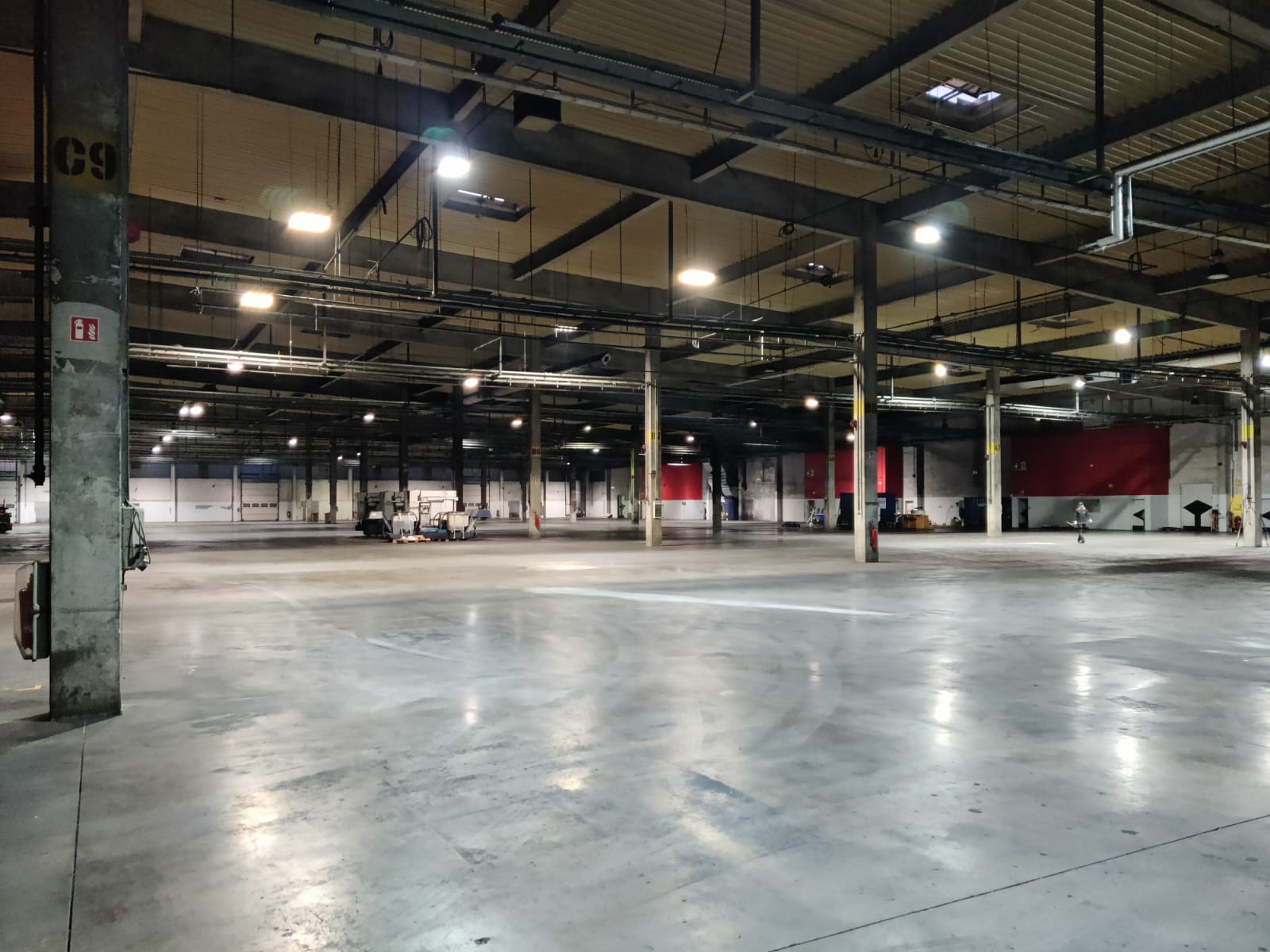 Broom clean handover of the site. 